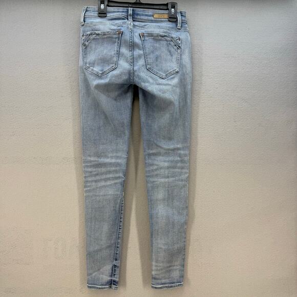 Buckle Black Jeans Women's 24 (0) Light Blue Moto Ankle Skinny Preppy Grunge - Picture 2 of 14